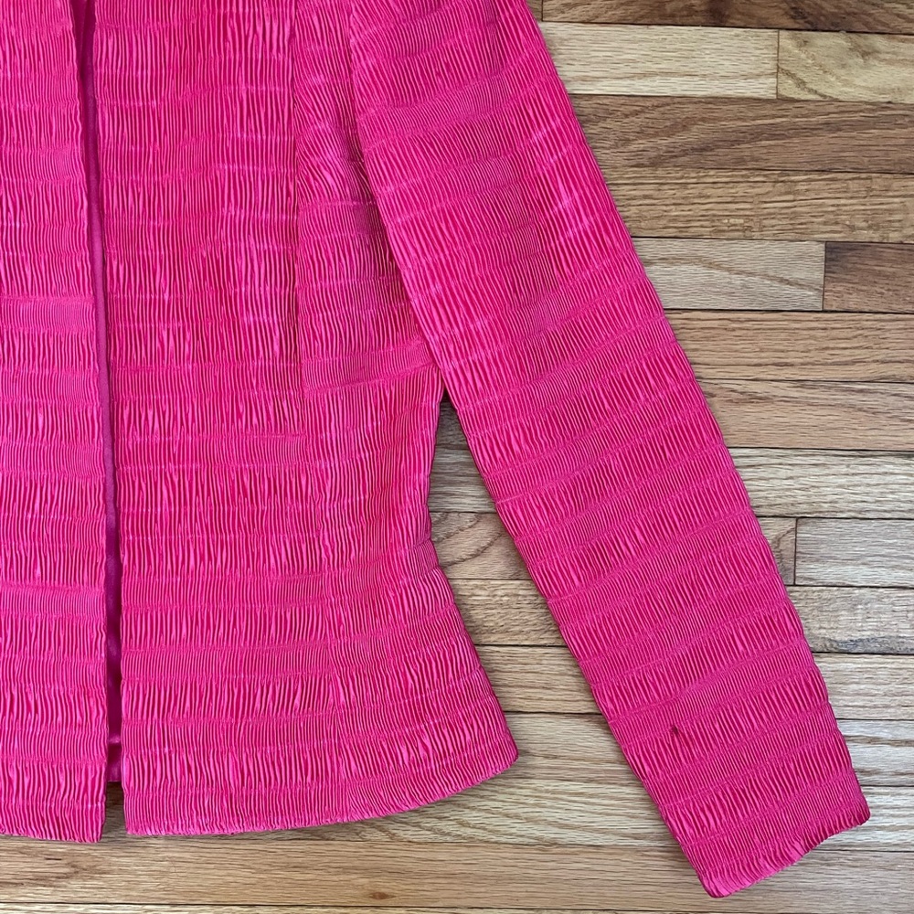 Flores & Flores Hot Pink Blazer View 3